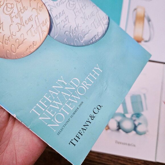 Vintage Tiffany & Co. Catalogs 2008 2011 2014 with Empty Shopping Bags - Picture 4 of 6